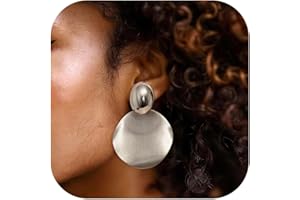 Chriscoco Hipoalergiczne damskie kolczyki ze srebra próby 925 fantazyjne kolczyki damskie kolczyki duże wiszące kolczyki biżuteria damska dziewczęca kolczyki damskie srebro złoto