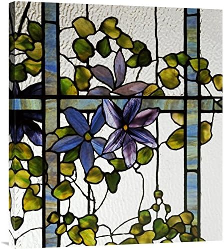 Global Gallery GCS-265615-30-142 "Tiffany Studios Detail Of A Clematis" Gallery Wrap Giclee on Canvas Print Wall Art