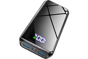 VirtuDrill Power Bank 20000mAh, 22.5W Caricatore Portatile Ricarica Rapida PD3.0 QC4.0 con 3 Uscite & 2 Ingressi, Powerbank USB C (Input&Output) con Display LED per iPhone Samsung Xiaomi Huawei Ipad