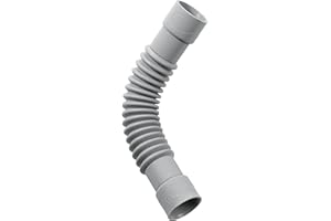 Wirquin 79009005 Raccord wc souple universel magicoude D32, à coller pour évacuation, gris