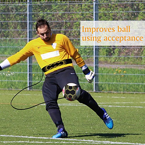 Mture Solo Fußball Trainer Soccer Trainer Football Kick Trainer Solo Soccer Practice Training Aid Control Skills Adjustable Waist Belt - 3