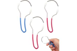 JUKOTA 3 Pcs Depilador Facial de Muelle,Manual Depiladora,Resorte de Acero Inoxidable Herramientas de Depilación,Con Hilo de Rodillo de Vello de Resorte,Para Suministro de Eliminación de Vello Facia
