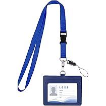 Portabadge In Pelle PU Con Cordino - 2 Tasche Per Carte E Finestra ID Trasparente, Per Ufficio E Eventi - Foto 9