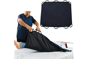 Leetye Mei Positioning Pad Multi-purpose Positioning Mattress, Waterproof Sliding Sheets for Elderly with Strong Reinforced Handle, Washable and Reusable Transfer Sheet