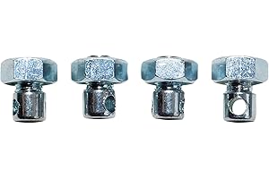 Weldtite WEL8010 Mudguard Nut and Bolt - Silver