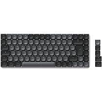 Nuphy Halo75 V2 Mechanisch Gaming Toetsenbord, 75% Draadloos Hot Swappable Bluetooth, 83 Toetsen, RGB LED, Ondersteuning Bluetooth/2.4GHz/USB-C - (Wit, Raspberry (46gf
