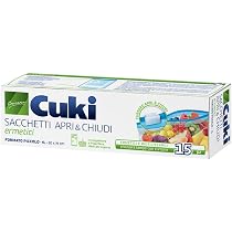 45 Sacchetti Freezer Riutilizzabili Fonyiunce – Senza BPA, 3 Misure Con Fondo Espandibile E Area Scrivibile