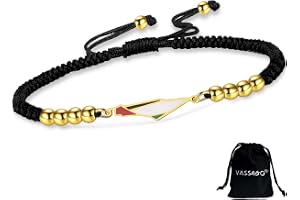 VASSAGO Palestina armband för kvinnor män palestina karta landsflagga handgjort justerbart flätat rep armband rostfritt stål