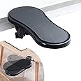 Computer Adjustable Arm Rest Support Bracket,Ergonomic Mouse Arm Elbow Rest Pad，Support for Keyboard Armrest Extender Rotatin