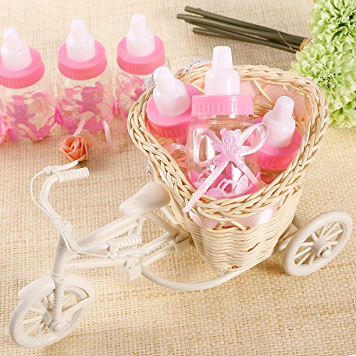 24er Rosa Milchflasche Babyflasche Baby Taufe Geburt Babyshower Party Tischdeko Gastgeschenke - 3
