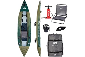 Aqua Marina CALIBER 398 Kajak Fusion, wędkarski, dla 1/2 osób, 398 cm, zielony