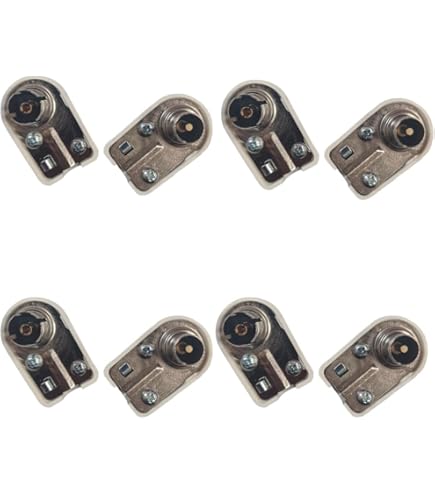 Spina TV A Gomito - Connettore Antenna 9.52mm Schermato In Metalloo - Foto 3