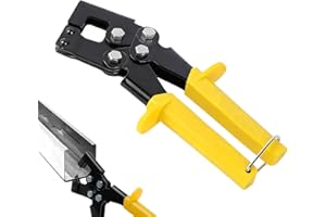 CHENGCKJ Pince a Sertir Placo Pince à Sertir Rail Placo Pinces à Sertir pour Cloisons Sèches Acier Robuste Poignée Boulon Sertissage Cloisons Sèches Pinces à Cloison Haute Résistance Sèche