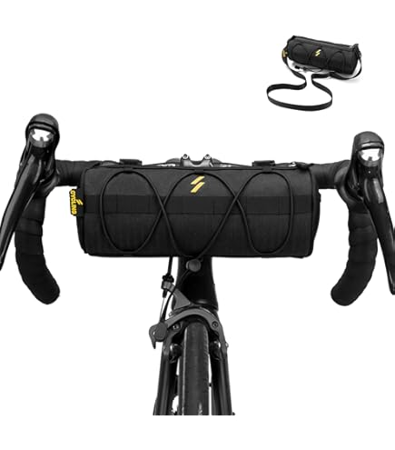 Manubrio Bici Gravel Da Viaggio Bikepacking Gravel VELObirds Borsa