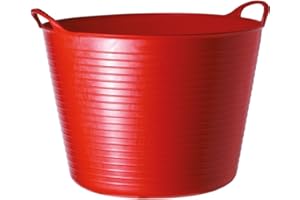 TUBTRUGS Red Gorilla Plastic Tub (14 Litres) (Red)