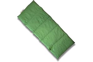 FRANZIS NÄHSTUBE Spelt Pillow 50x20cm Green Grain Pillows 100% Cotton for Heat and Cold Therapy Heat pad Suitable for microwaves