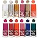 Fashion Bar Gel Nail Polish in (Top,Glitter Silver,Glitter Golden,Pink,Copper,Neon Light Orange,Purplish Mazanta,Shimmer Red,Deep Pink,Ink blue,Shimmer Green Shades) RS.368.00