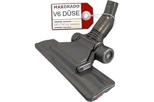 Maxorado Buse plate Buse plate pour sol pour Dyson V6 DC59 DC61 DC62 DC74 DC23T2 DC29 DC66 DC33c Buse d'aspirateur I Buse d'aspirateur plate Buse pour parquet et sol dur Embout de rechange Accessoire
