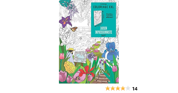 Coloriage Xxl Jardin Impressionniste Amazon Fr Terrazzoni Julie Livres