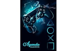 Agenda Scolaire 2025 2026: Thème GAMER (Septembre 2025/Juillet 2026) Pour étudiants, Garçon et fille - Primaire, Collège, Lycée | Emploi du temps | Calendrier | Objectifs.