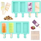 valletta Twister Shaped Silicone Ice Cream Mold 4 Compartment Ice Mold Ice Cream Mold