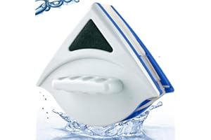 COOLDENCIA Lavavetri Magnetico Per Finestre con Doppio Vetro, 15 – 25 mm, Per Pulire Vetri Magnetico, Pulire Finestre, con Spugne di Ricambio