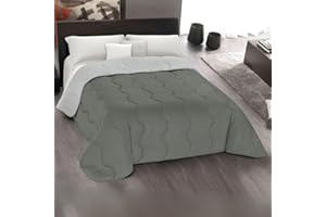 MAXIME MAISON - Trapunta Invernale Letto Singolo (300gr/mq) Piumone Letto Singolo Invernale, Coperta Calda in Microfibra, Copriletto Singolo per Stagioni Fredde, Design Double Face, Made in Italy