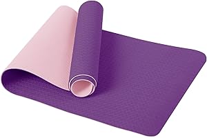 Good Nite Tappetino da ginnastica, yoga, fitness, antiscivolo, per allenamento, sport, turn, pilates, con tracolla, 183 x 61 x 0,6 cm