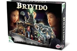 Grandi Giochi, BRIVIDO Gioco da Tavolo 6 giocatori con Personaggi e Fantasma Che Si Illumina al Buio, GHT01000, 8056379122210