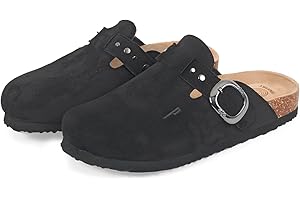 PERLETTI Ciabatte Donna Estive con Doppia Fibbia - Ciabatte Mare Dorate Comode - Sandali Comfort da Casa