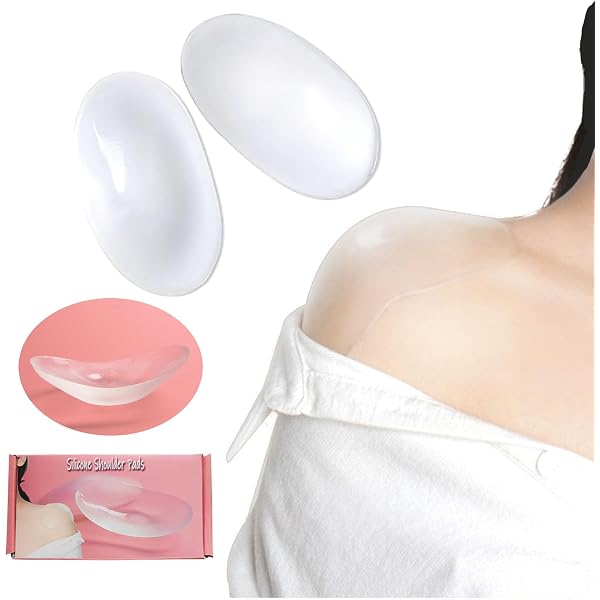 Lot 2 Paires Épaulettes Silicone Antidérapantes Invisibles - Rehausseurs Épaules Pour Vêtements