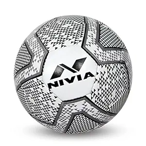 Nivia Black & White Football - Size 5