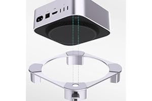 STFALI Ständer für Mac mini M4/M4 Pro,Praktisch Gestalteter Schaltmechanismus Für Bessere Belüftung Und Wärmeableitung,Aluminiumlegierung