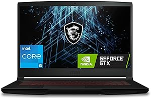 MSI GF63 Thin, Intel 11th Gen. i5-11260H, 40CM FHD 144Hz Gaming Laptop (16GB/512GB NVMe SSD/Windows 11 Home/NVIDIA GeForce GT