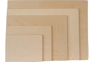 THE NATURAL WORKSHOP Wooden Watercolour Painting Sketching Drawing Art Board - Water Colour Stretching - A3 A4 A5 (A5)