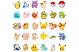 GRADESAFE 15, 30, Mixed, Girl Or Boy Superhero Famous Cute Cool Funny Random Colourful Shoe Charms Decorations For Croc Clog Shoes, Bracelet And Wristband For Women & Men No Duplicates