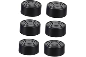 COSMEVIVI Tappi per Pedali per Chitarra Neri 6 Pezzi Tappi per Chiodi per Piedi per Effetti per Chitarra Materiale Plastico Robusto per Prestazioni Eccellenti E Qualità del Suono