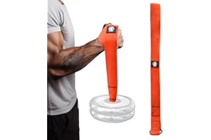J Bryant Cintura da allenamento per braccio e wrestling, ideale per allenamenti di polsi, avambracci e bicipiti, multifunzionale, per casa, palestra, fitness, compatibile con bilancieri da 2,5 cm e