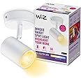 WiZ Tunable White Smart Connected WiFi Imageo Build on Spot Lights [1 Spot - White]. 5W, Warm to Cool White Light, App Control for Home Indoor Lighting, Livingroom, Bedroom.