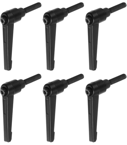 Maniglia A Leva A Morsetto M10 - In Acciaio Inossidabile, Nero, Con Filettatura Regolabile