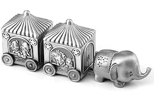 Mogokoyo Silver Tooth Holder, My First Tooth and Curl Keepsake Box Set, Baby Teeth Fairy Containter Gift Boxes for Child Kids