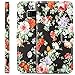 Produktbild Saxonia Tasche Samsung Galaxy S8 Hülle Flip Case Schutzhülle Handytasche mit Kartenfach Motiv Blumen/Rosen Schwarz