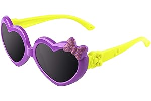 CGID Kids Sunglasses Girls Boys, Polarised TPEE Toddler Sunglasses,Flexible Children Sunglasses UV400 Age 3-10,K25