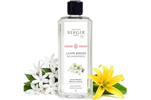 ‎MAISON BERGER MAISON BERGER Nachfüllflasche 1 L Duft und Reinigung für Lampe Berger – gebrauchsfertig, langanhaltend, feine Verteilung, katalytische Wirkung (Edler Jasmin)