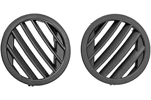 Floweringbeter Rejilla de ventilación negra para salpicadero para Mercedes X204 GLK Series 2010-2015, accesorio interior de repuesto, paquete de 2