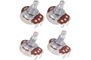 GAZECHIMP 4er pack Potentiometer 500K Ohm Push Pull Gitarre Potentiometer für E-Gitarre
