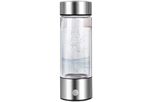 FADERR Botella de agua de hidrógeno, fabricante de agua de hidrógeno portátil, generador de hidrógeno de carga USB, botella de agua alcalina ionizadora de agua rica, ideal para oficina, viajes y trabajo