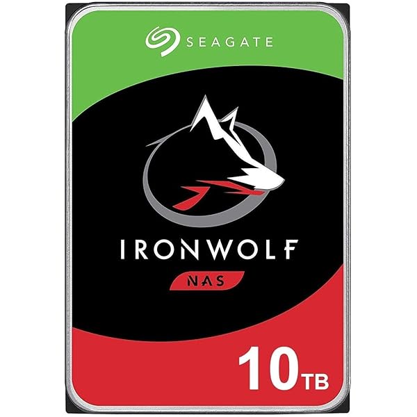 Seagate IronWolf 10TB, NAS interne Festplatte, 3.5 Zoll, 7200 U 