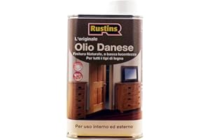 RUSTINS Rustin's - Olio danese per tutti i tipi di interni ed esterni in legno - colorless - 250ml - DANO250FR