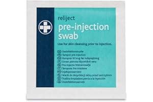 Reliance Medical 742 Isopropyl Pre-injection Wipe (Pack of 100)
